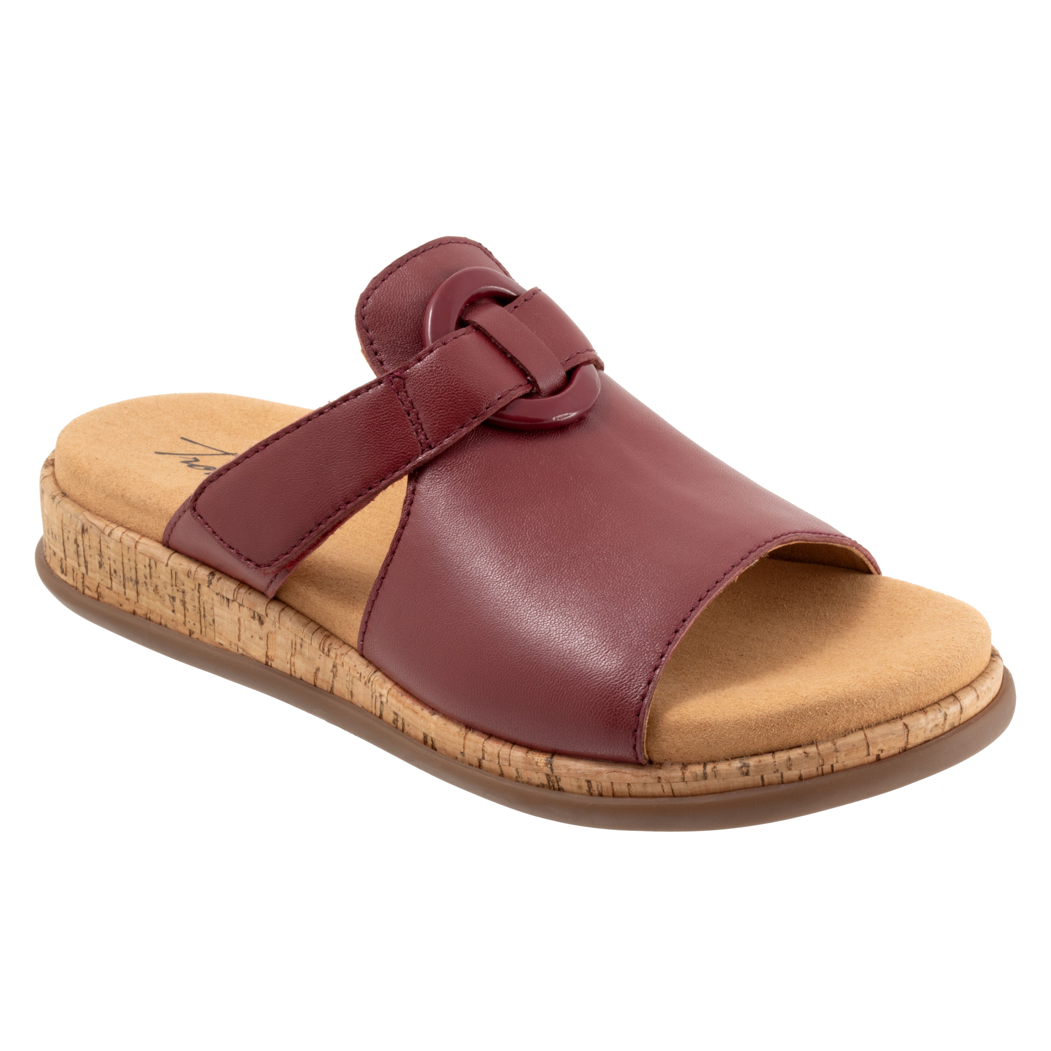 Ginnie Sandal, CHERRY, hi-res image number 0