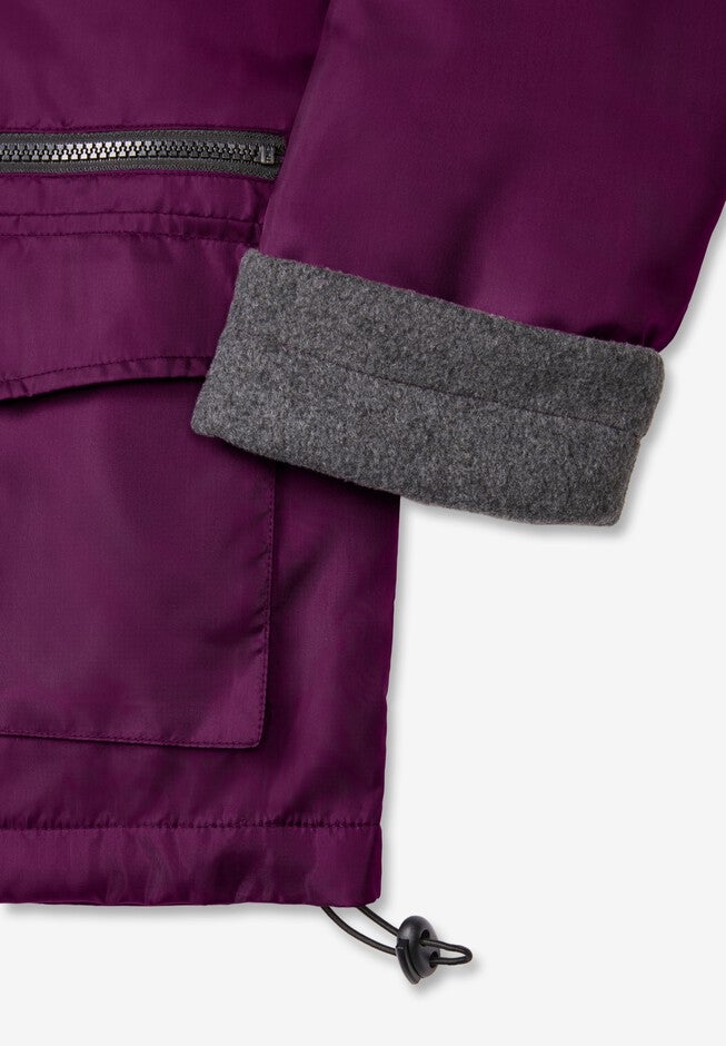 Plus Size Hooded Nylon Jacket, , alternate image number 6