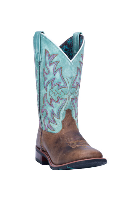 Anita Wide Calf Boots, BROWN TURQUOISE, hi-res image number null