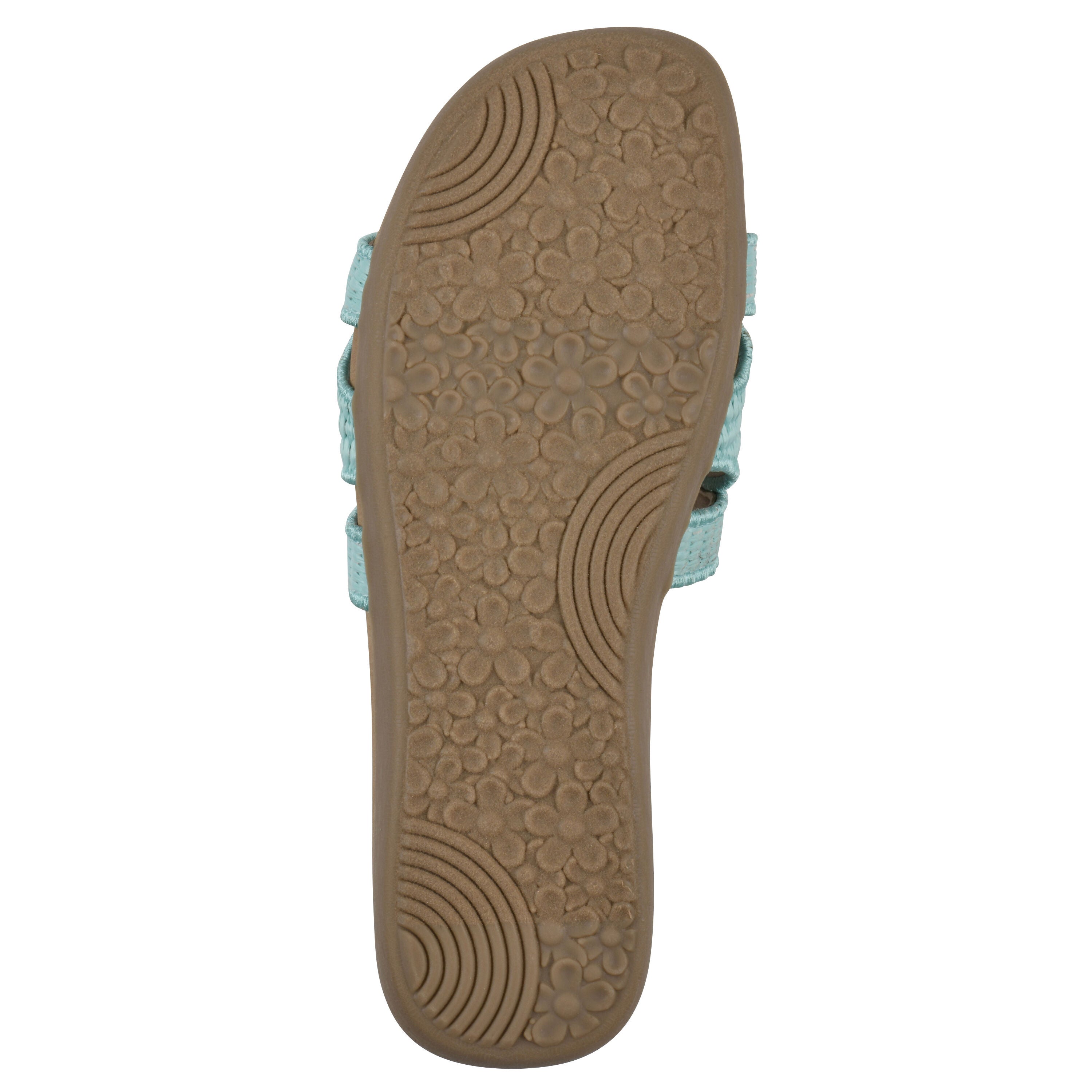 Fraly Slide Sandal, LIGHT BLUE RAFFIA, alternate image number 5