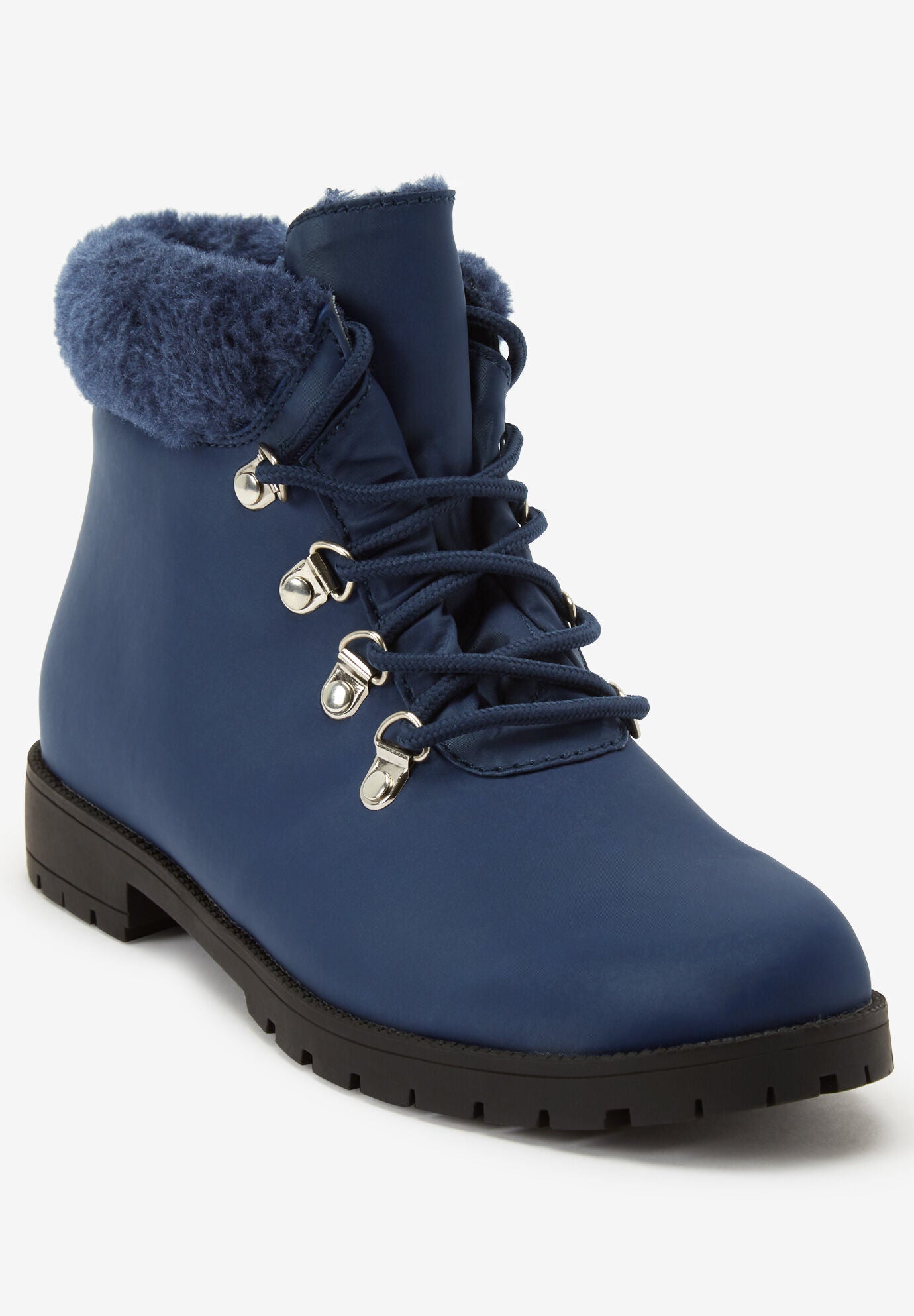 womens wide width fur lined boots
