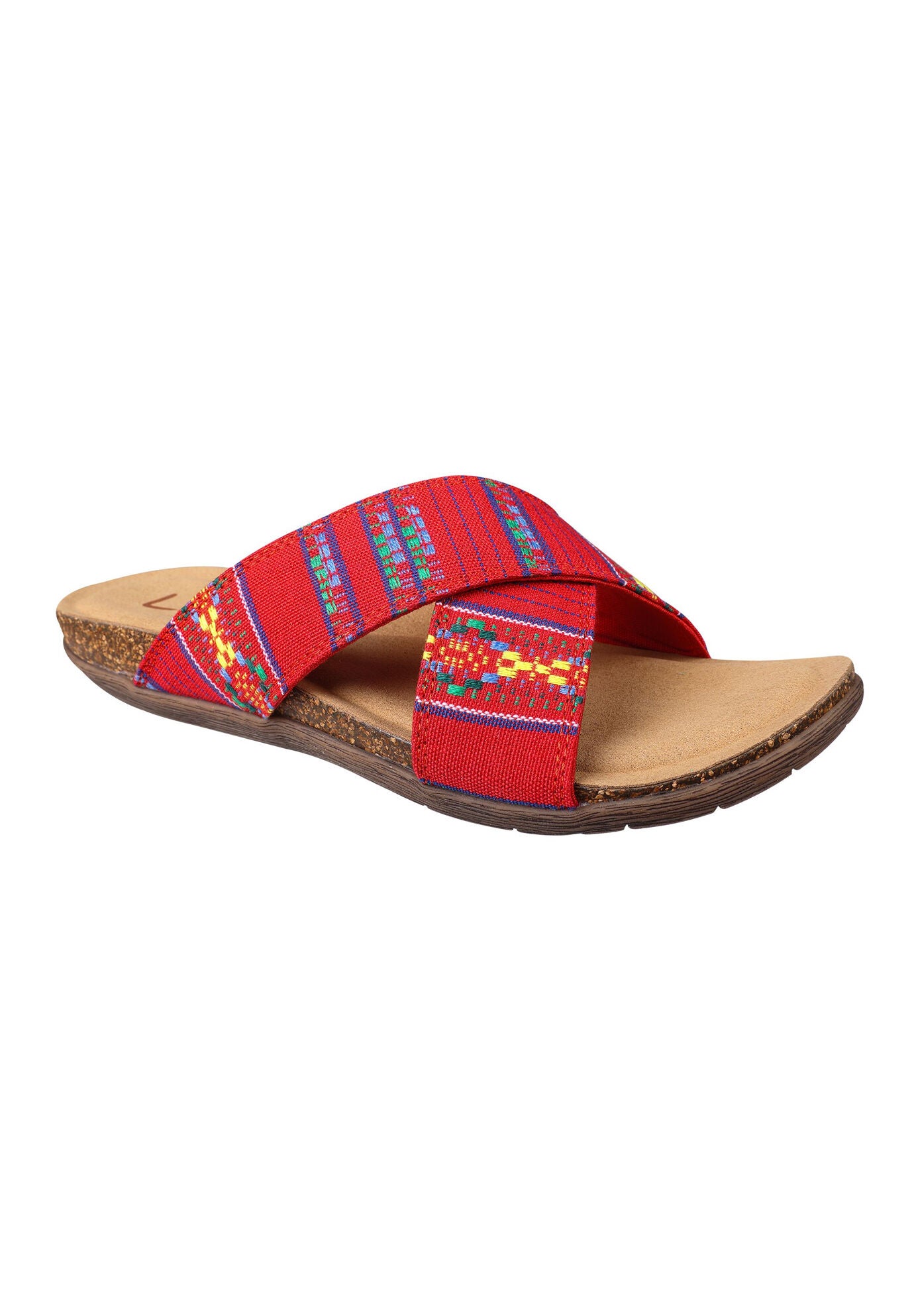 Leyla Slip On Sandal, RED, hi-res image number 0