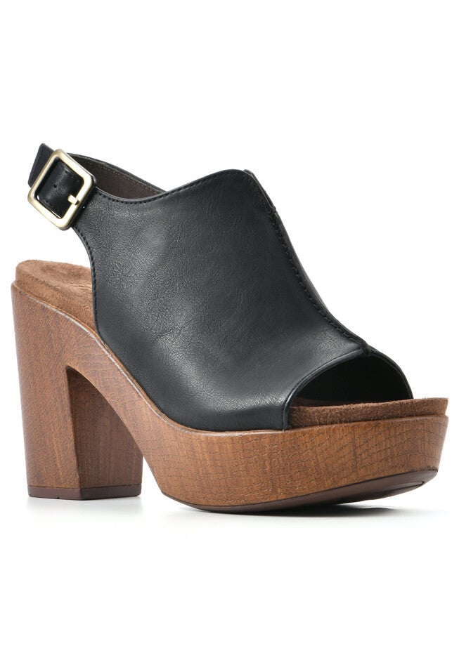 Alfie Dressy Sandal, BLACK BURNISHED SMOOTH, hi-res image number 0