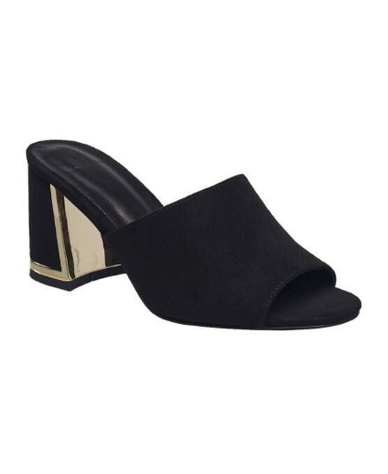 Spain Heeled Mule, BLACK, hi-res image number null
