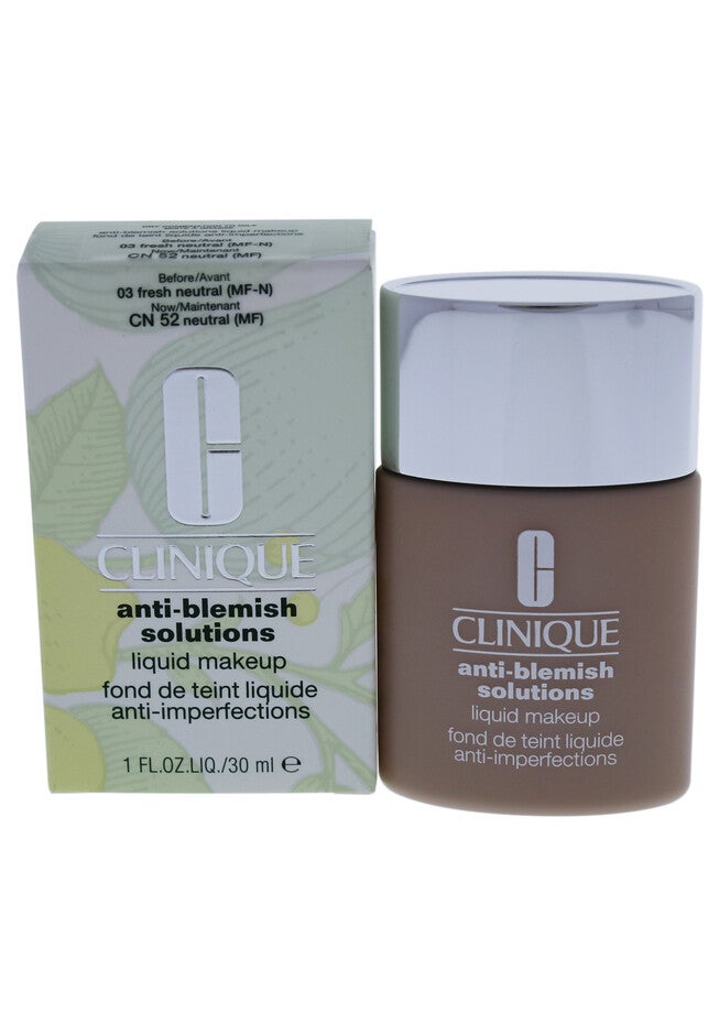 Anti-Blemish Solutions Liquid Makeup - 04 Fresh Vanilla(Mf) -1 Oz Foundation, FRESH NEUTRAL, hi-res image number 0