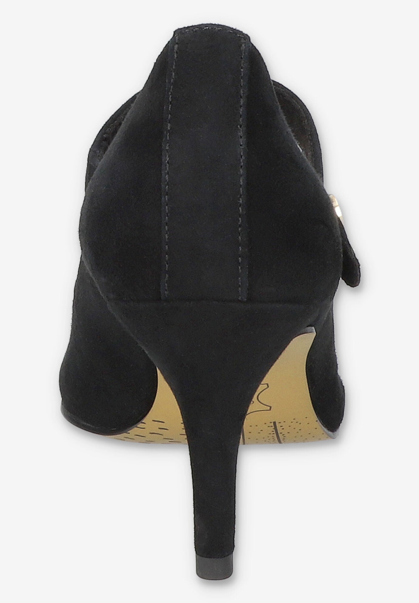 Lainey Mary Jane Pump, BLACK SUEDE LEATHER, on-hover image number 1