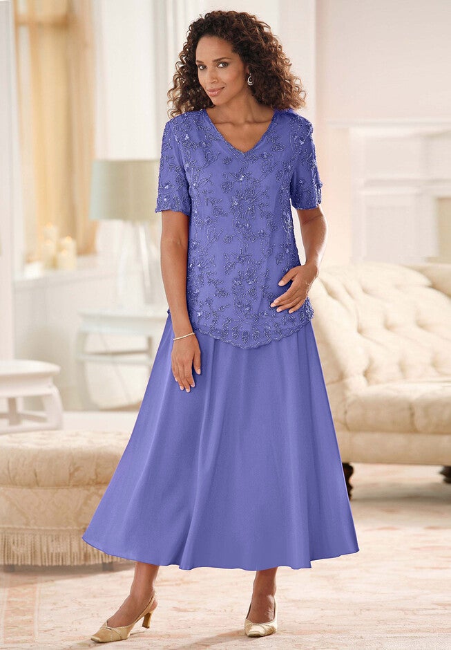 Long Georgette Skirt, , alternate image number null