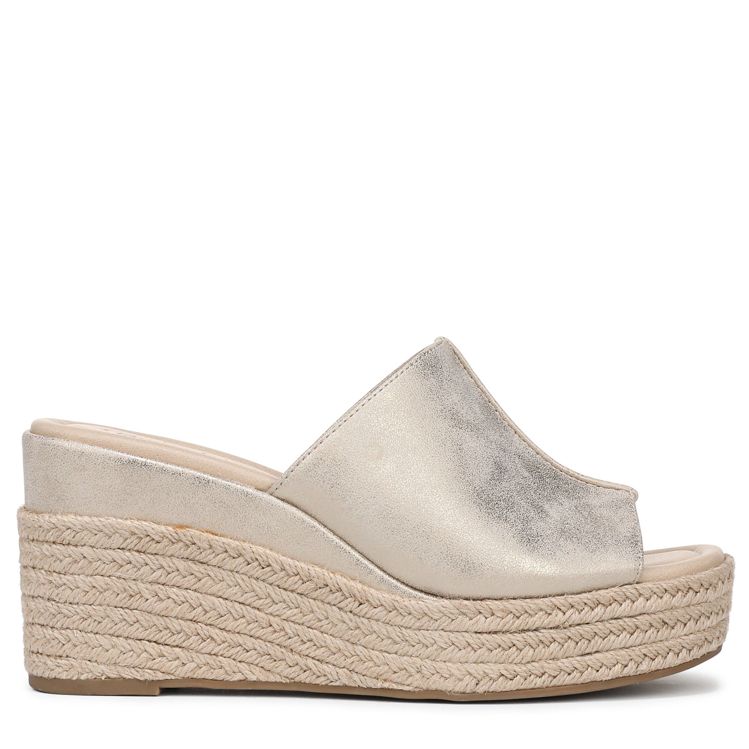 Haute Platform Espadrille Sandal, PLATINO GOLD, alternate image number 3
