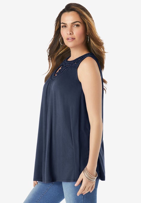 Crochet Ultra Femme Tank, , alternate image number null