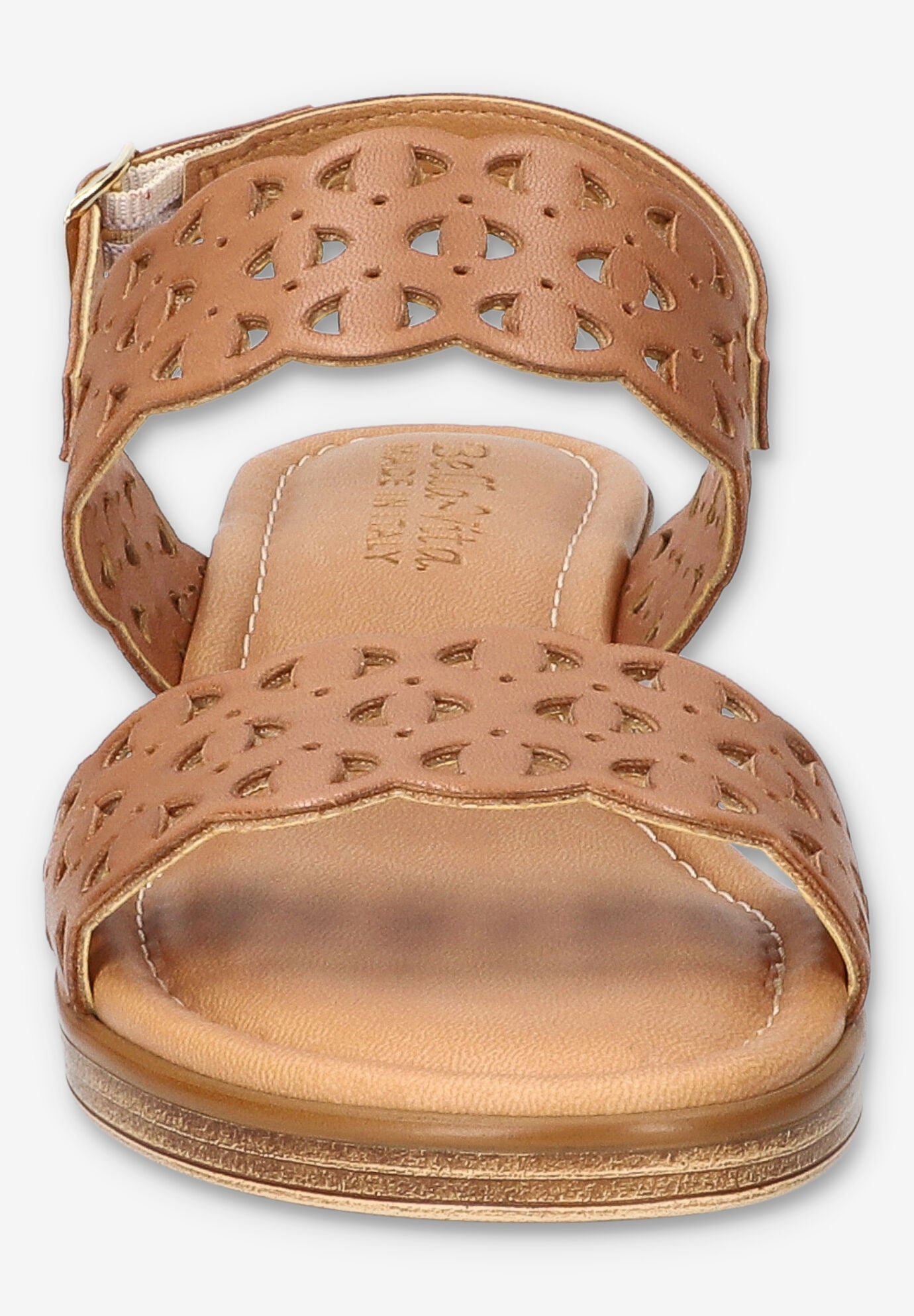 Zoe-Italy Wedge Sandal, WHISKEY LEATHER, on-hover image number 1