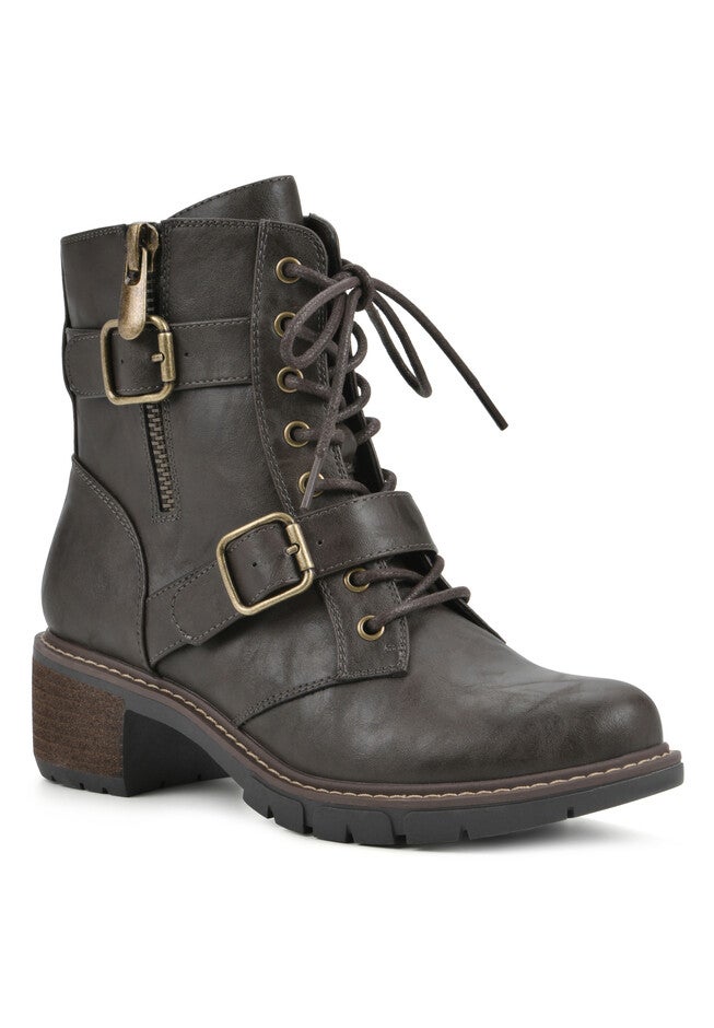 Crank Bootie, DARK BROWN SMOOTH, hi-res image number 0
