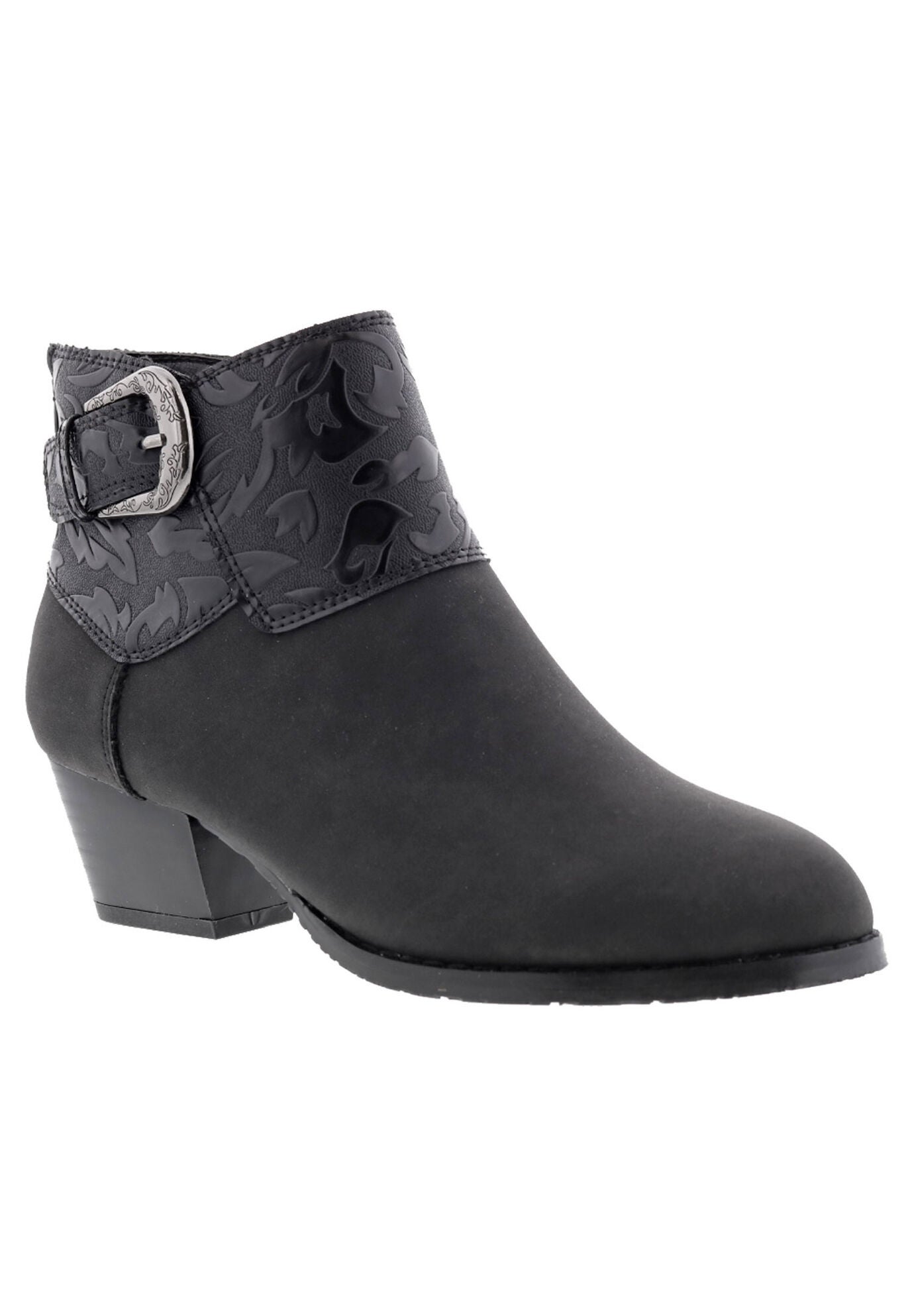 Riley Booties, BLACK SMOOTH, hi-res image number 0