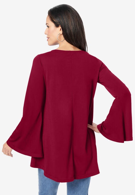 Sequin Cutout Tunic, , on-hover image number null