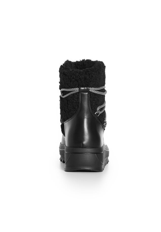 Darby Faux Fur Cold Weather Boot, BLACK, alternate image number null