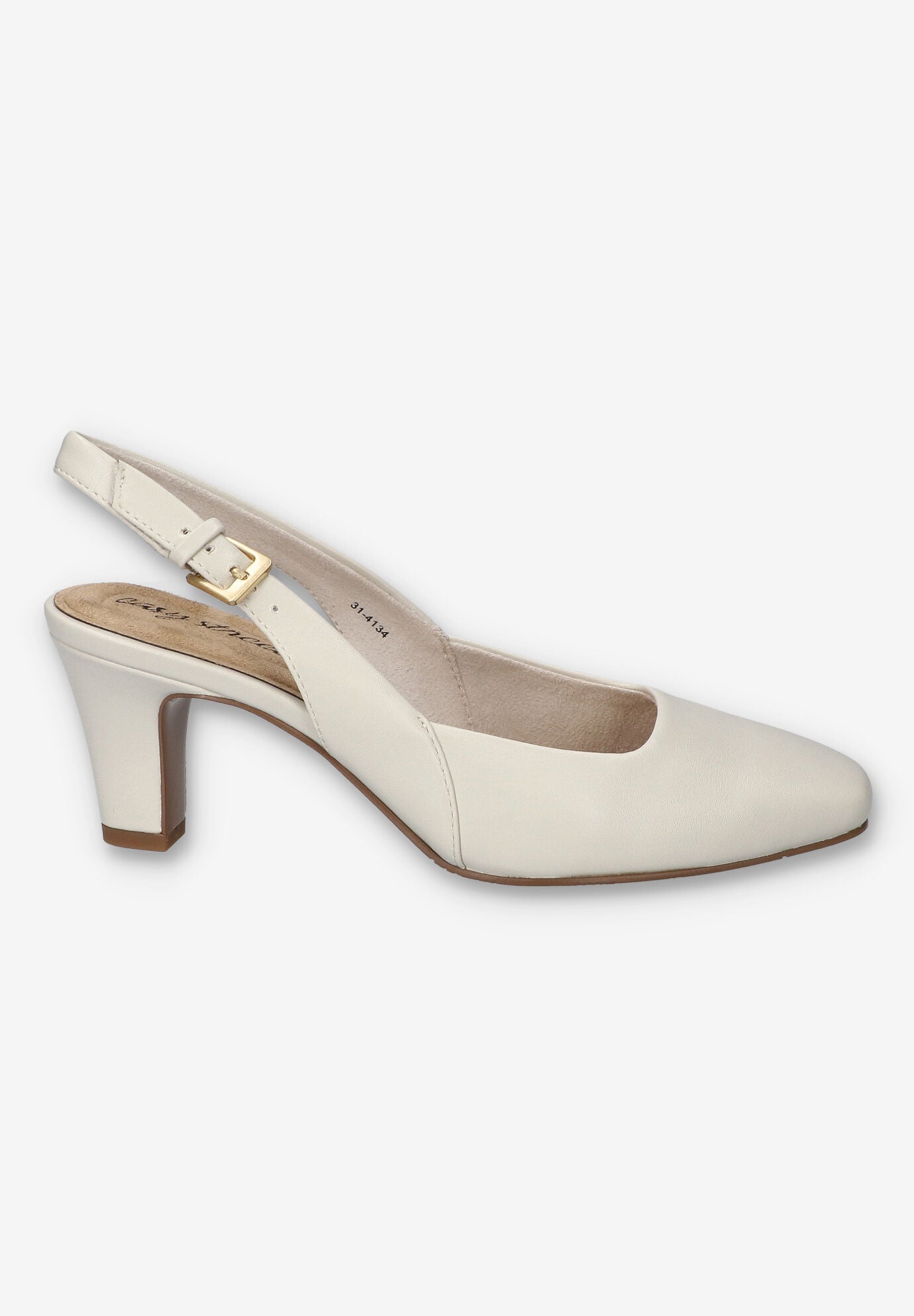 Ritsa Square Toe Slingback Pump, BONE, alternate image number 2