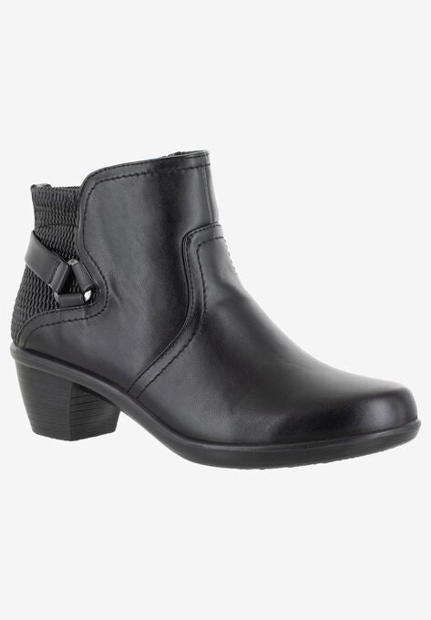 Dawnta Boots by Easy Street®, BLACK PLEATED, hi-res image number null