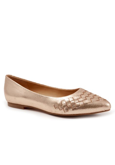 Estee Woven Flat, GOLD, hi-res image number null