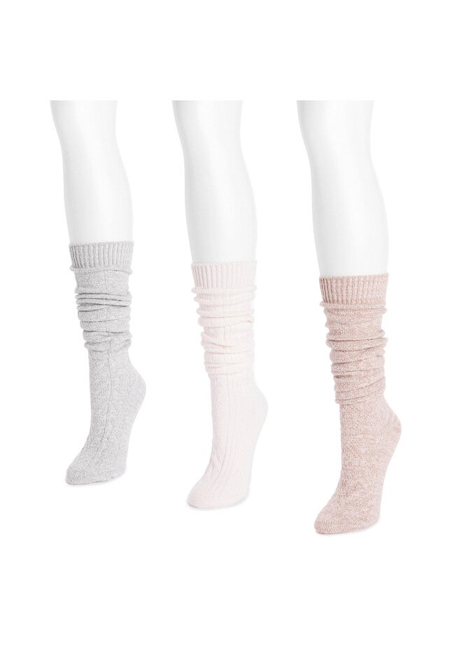 3 Pair Pack Slippers Socks, , alternate image number null