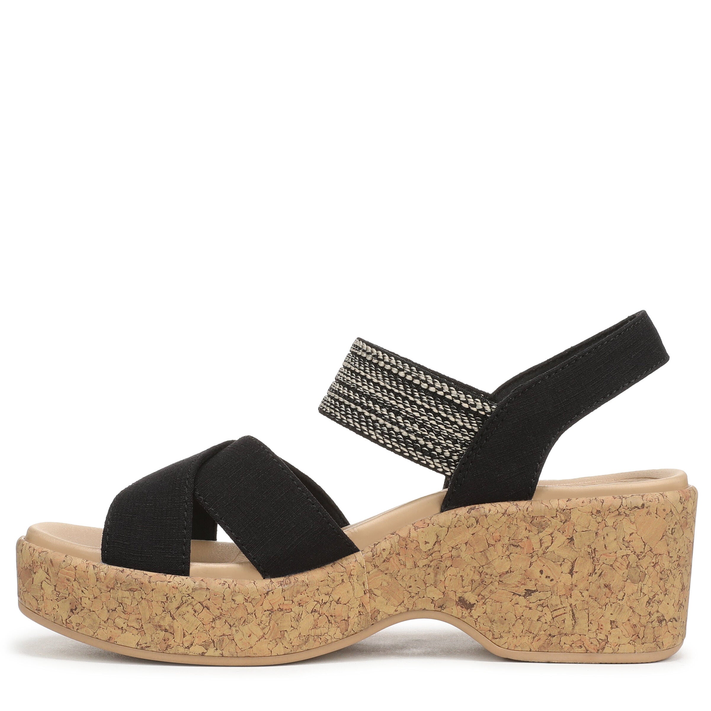 Verity Platform Sandal, BLACK, alternate image number 5
