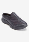 The Leather Traveltime Mule , NAVY, hi-res image number null