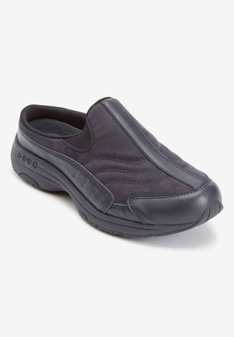The Leather Traveltime Mule , NAVY, hi-res image number null