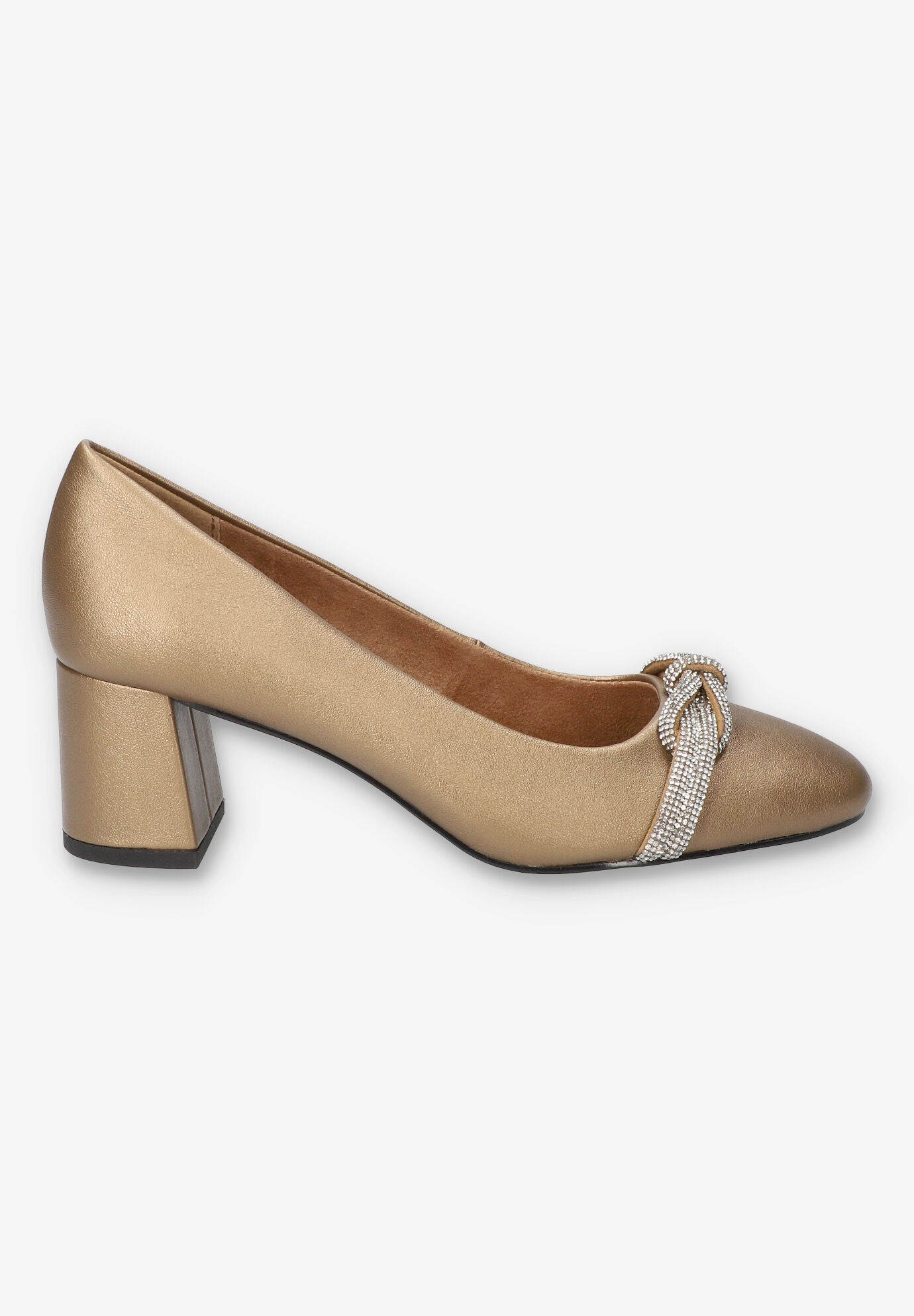 Marigold Square Toe Pump, BRONZE, alternate image number 2