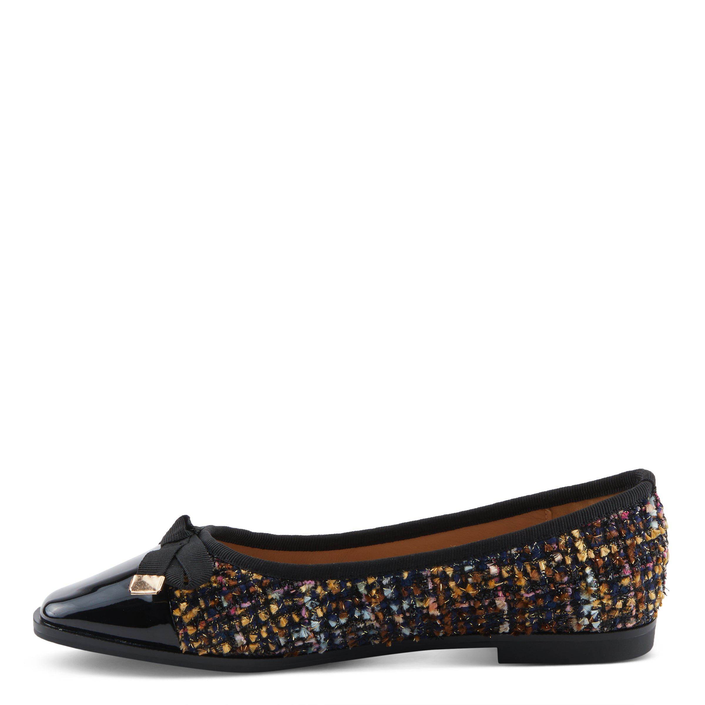 Ainosa Ballet Flat, BLACK MULTI, alternate image number 2