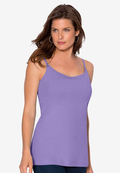 Bra Cami with Adjustable Straps, VINTAGE LAVENDER, hi-res image number null