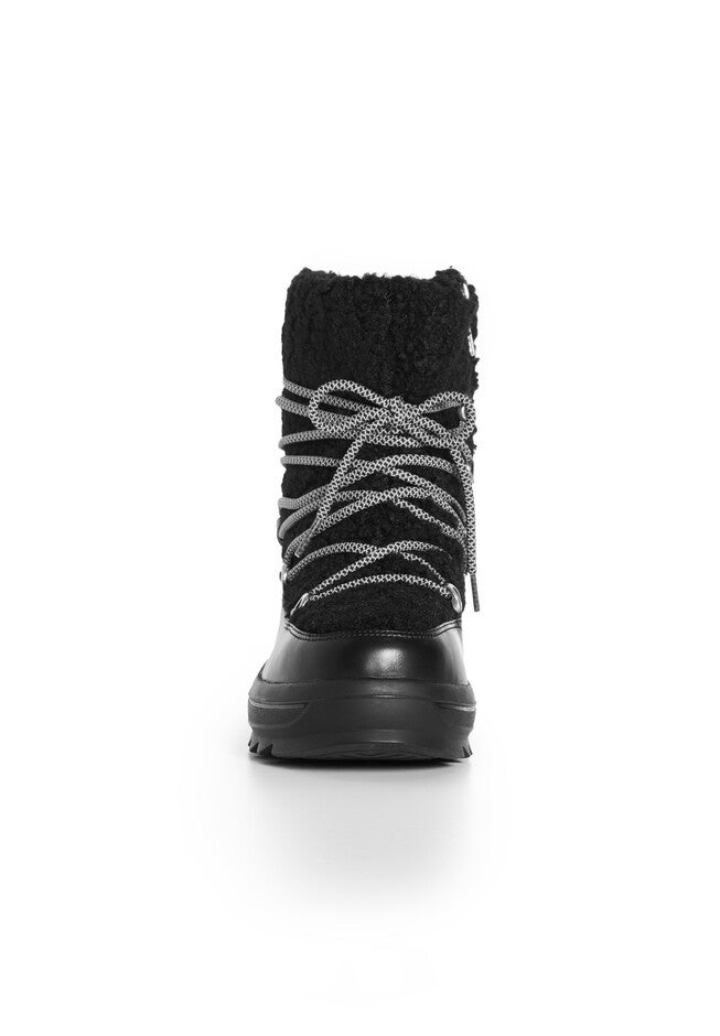 Darby Faux Fur Cold Weather Boot, BLACK, alternate image number null
