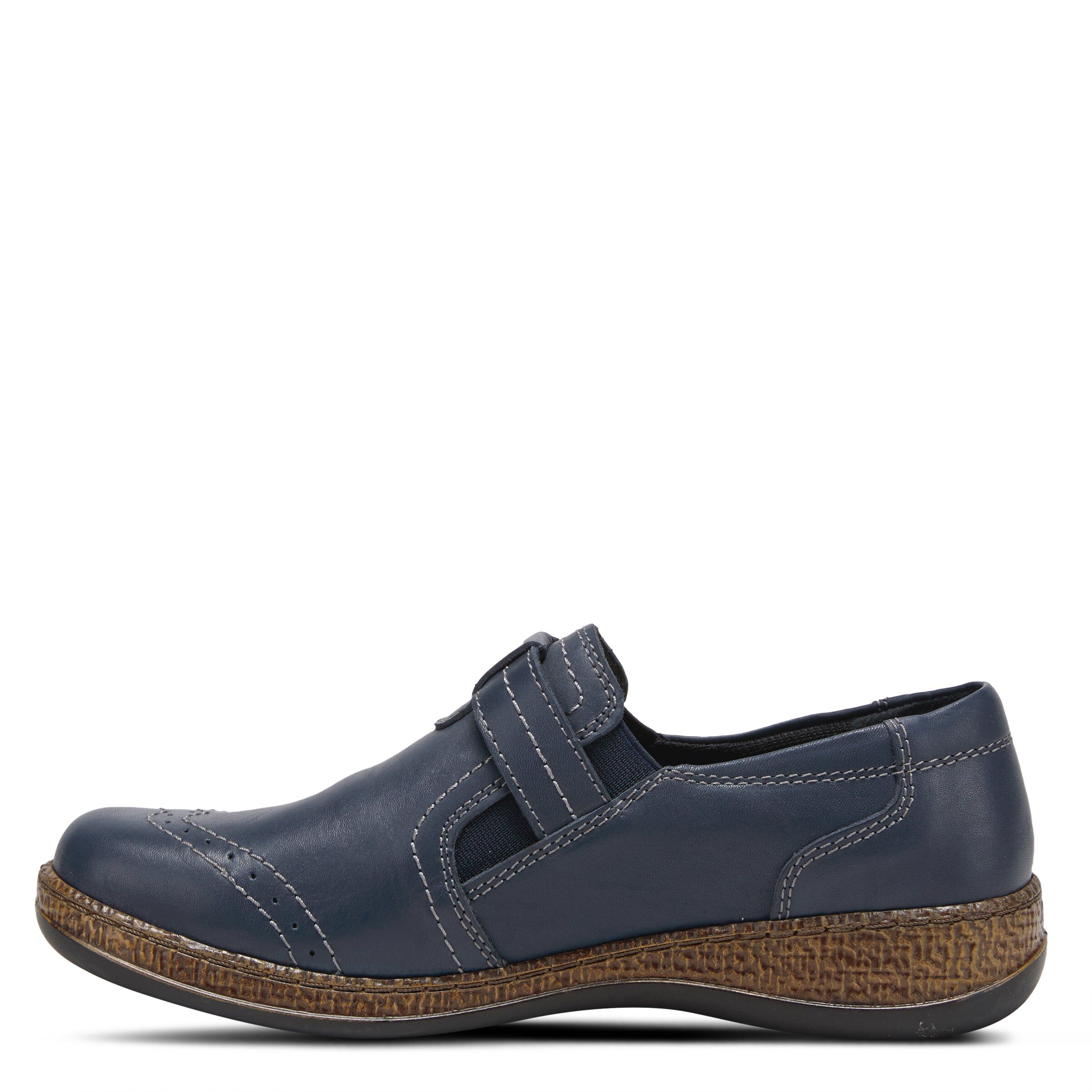 Smolqua Flat Shoes, NAVY, alternate image number 2