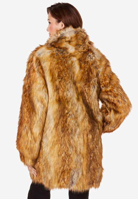 Short Faux-Fur Coat, , on-hover image number null