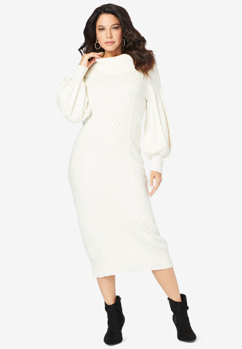 Turtleneck Sweater Dress, UNKNOWN, hi-res image number null