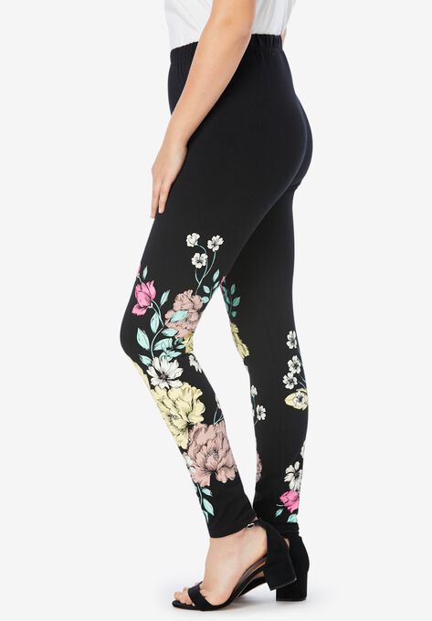 Placement-Print Legging, , alternate image number null