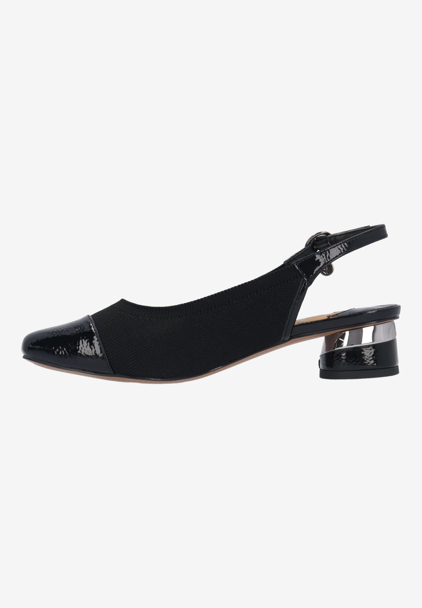 Givora Sling Back Pump, BLACK, alternate image number 4