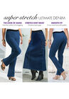 Super Stretch Ultimate Fit Straight-Leg Jean, , alternate image number 2