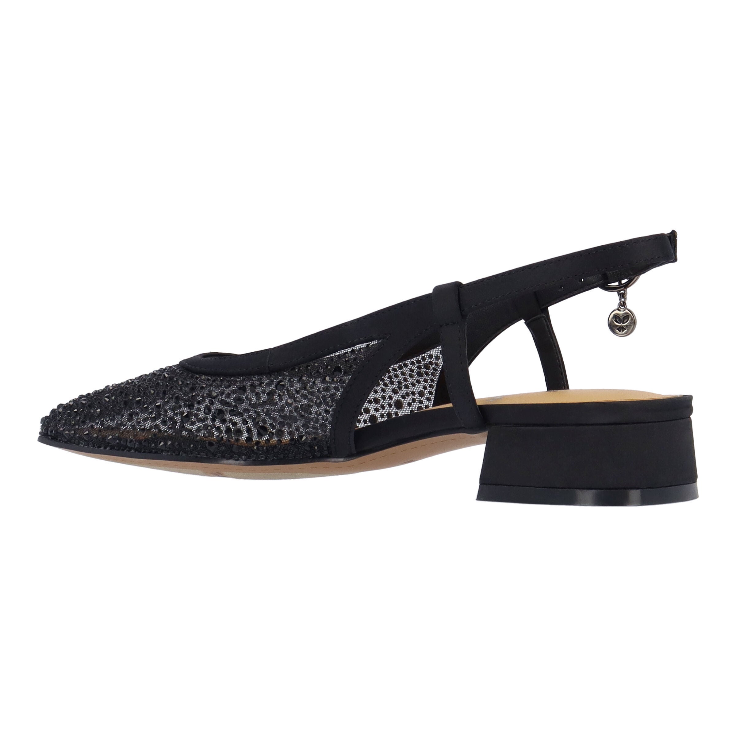 Layton Slingback Pump, BLACK, alternate image number 5