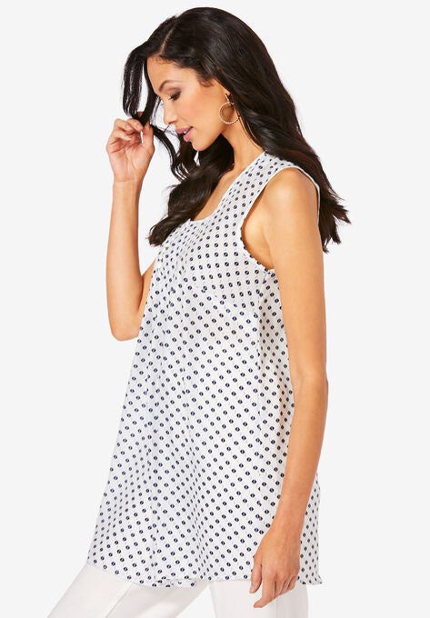 Pleated Tank, , alternate image number null