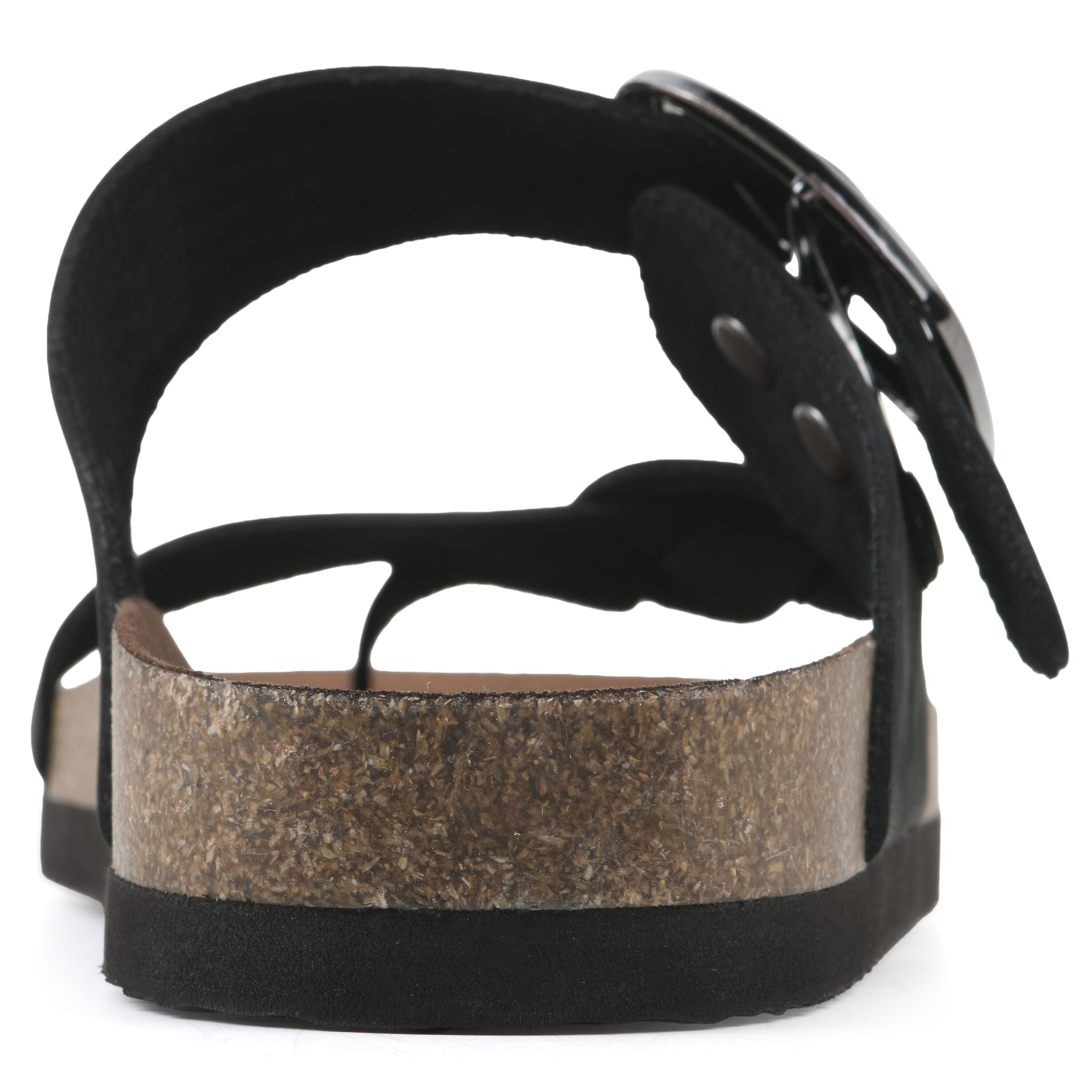 Harleta Footbeds Sandal, BLACK NUBUCK, on-hover image number 1