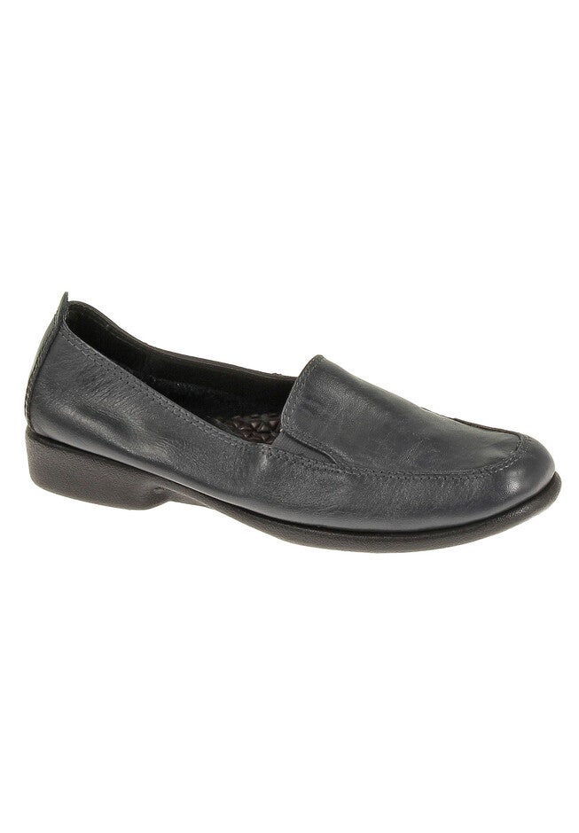 Heaven Slip-on by Hush Puppies®, NAVY LEATHER, hi-res image number null
