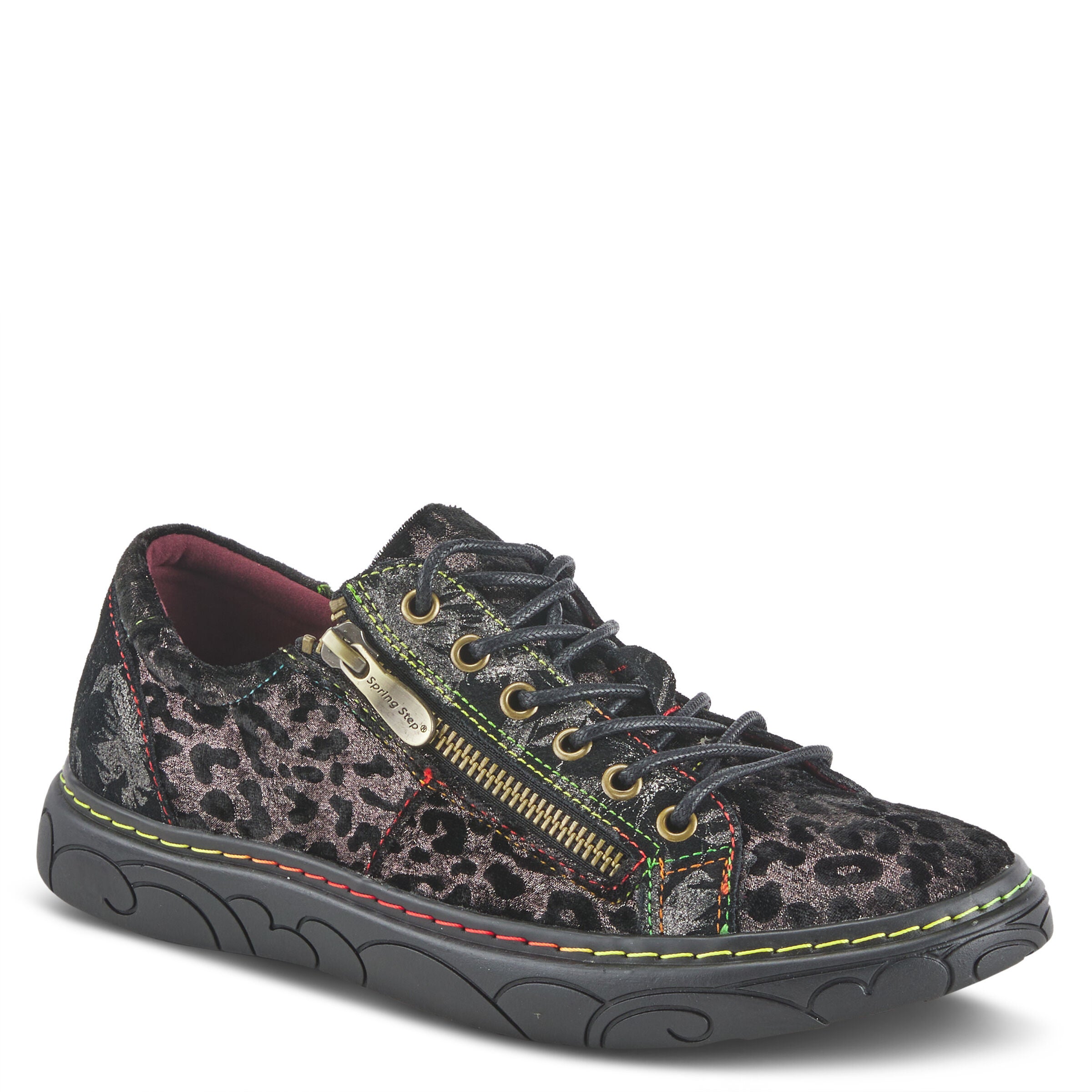 Danli-Cheeta Sneaker, PEWTER MULTI, hi-res image number 0