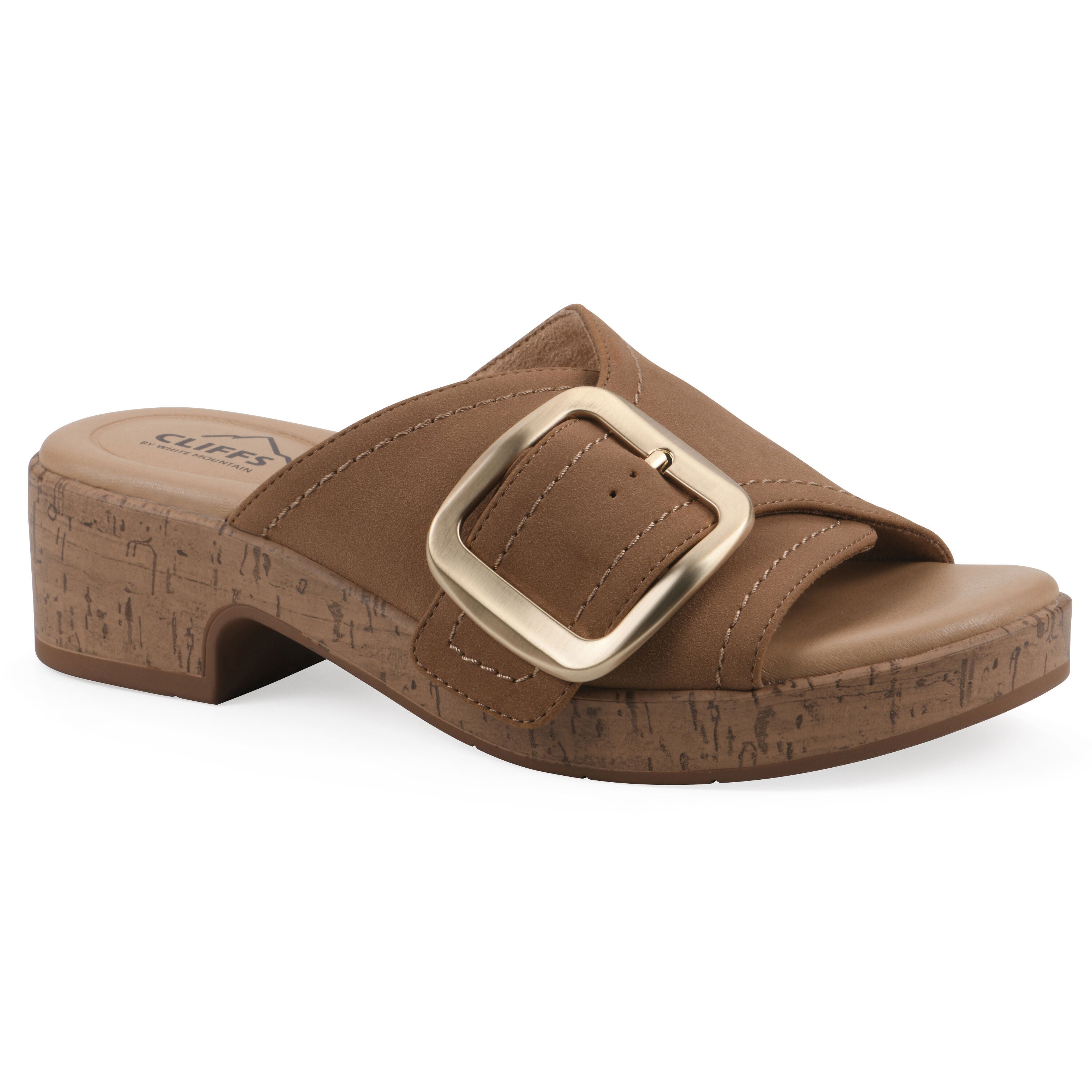 Filipa Block Heel Sandal, TAN NUBUCK, hi-res image number 0