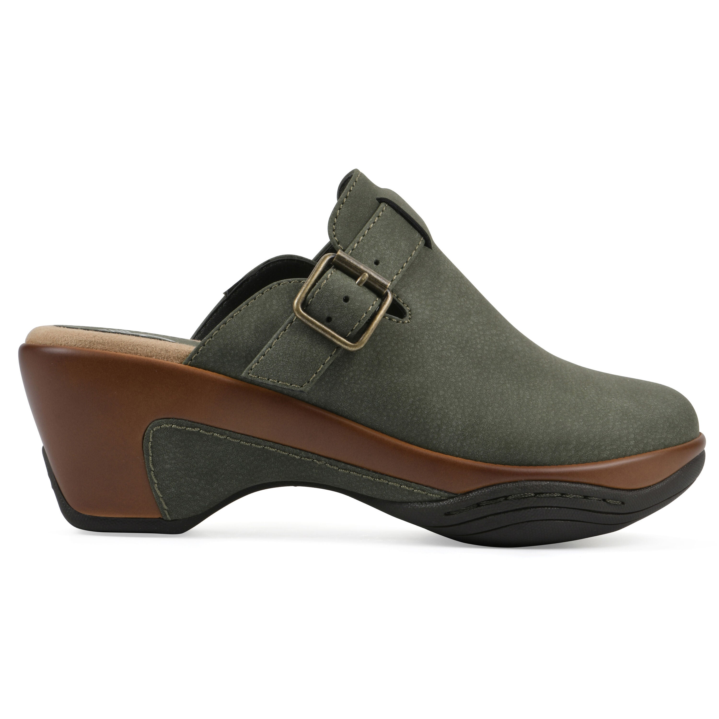 Viewed Slip-On Clog, OLIVE, alternate image number 2