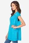 V-Neck Henley Ultra Femme Tunic, , alternate image number null