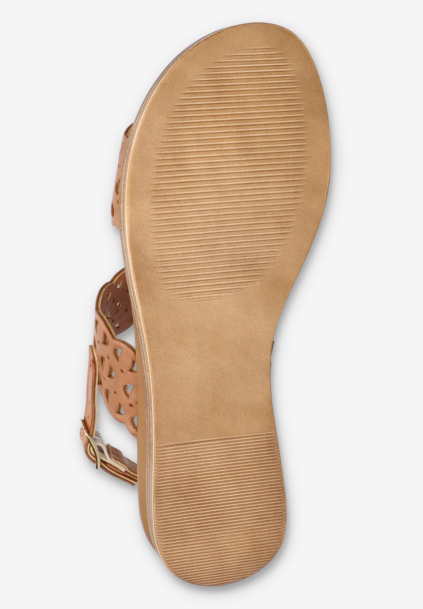 Zoe-Italy Wedge Sandal, WHISKEY LEATHER, alternate image number 5