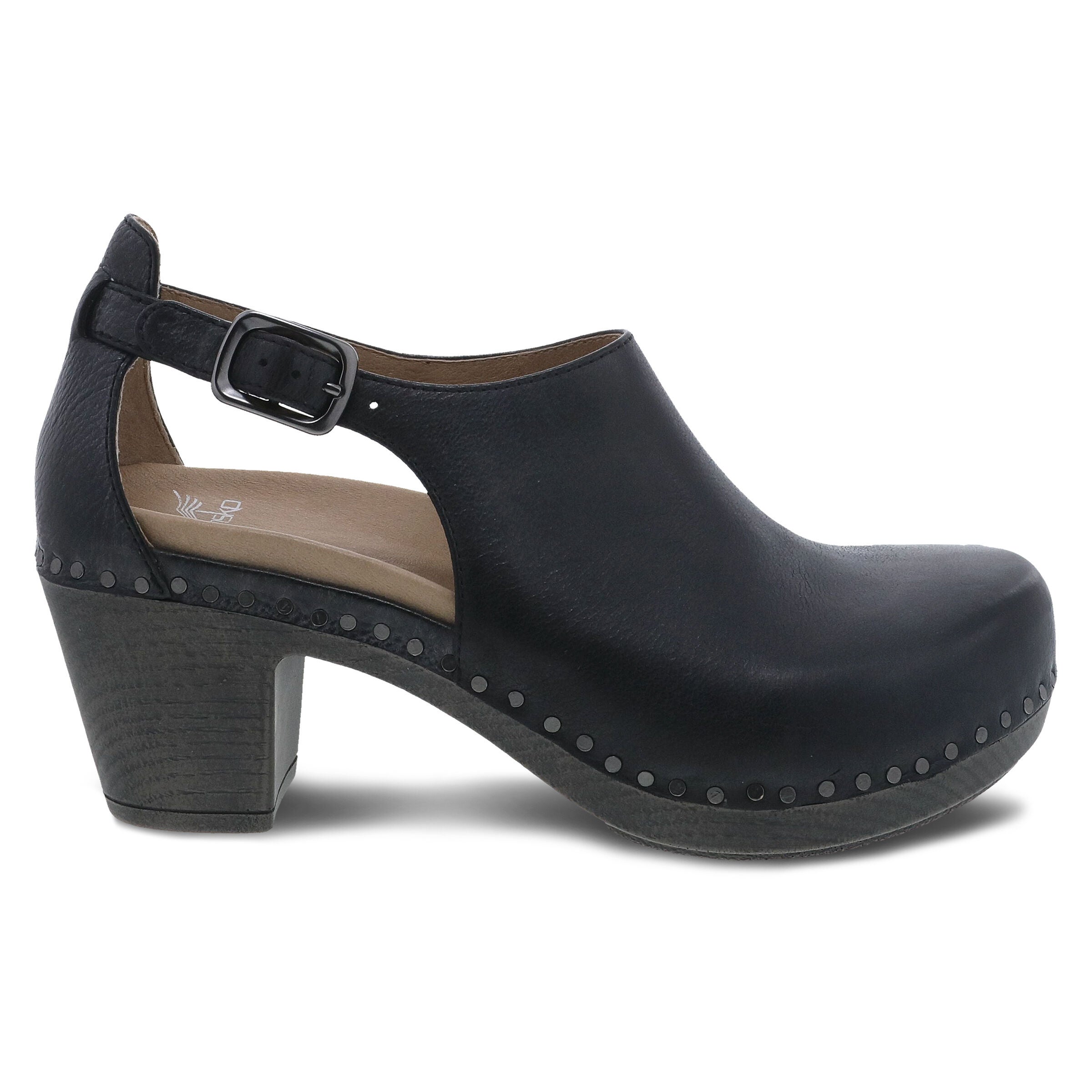 Sassy Slip On Heel, BLACK, alternate image number 4