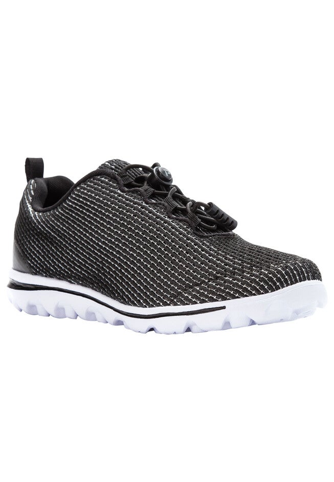 TravelActiv Xpress Sneakers by Propet®, BLACK WHITE, hi-res image number null