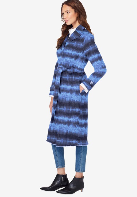 Denim Trench Coat, , alternate image number null