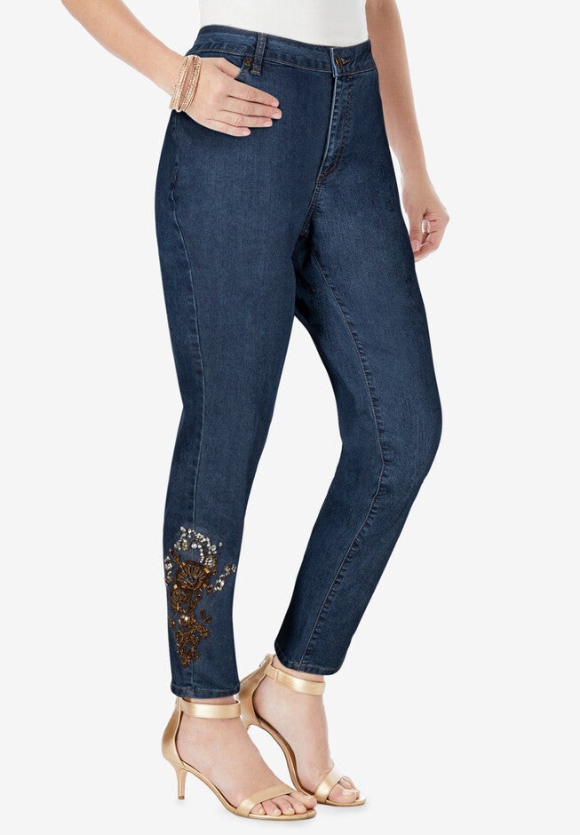 Embellished Skinny Jean, , alternate image number 3