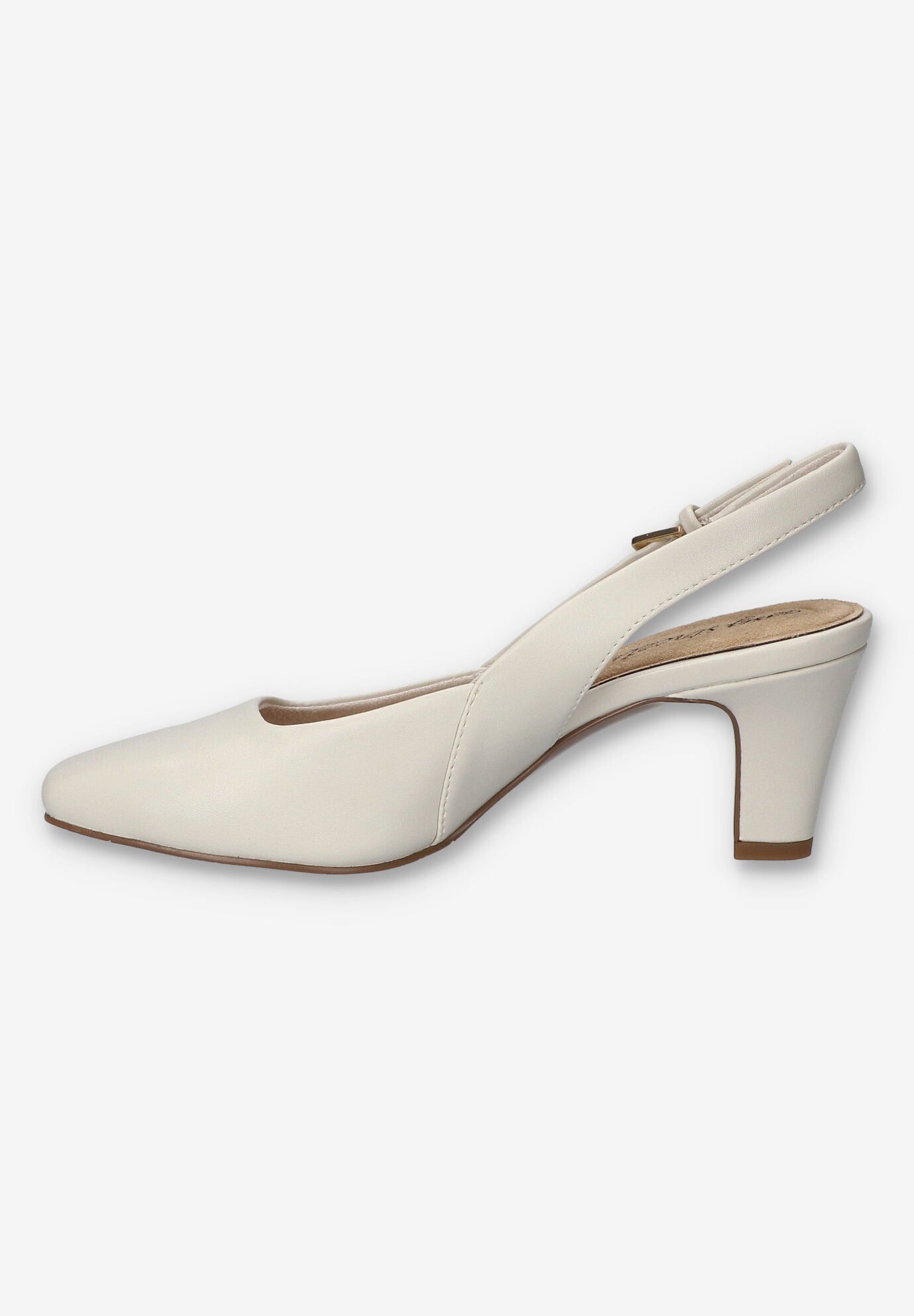 Ritsa Square Toe Slingback Pump, BONE, alternate image number 4