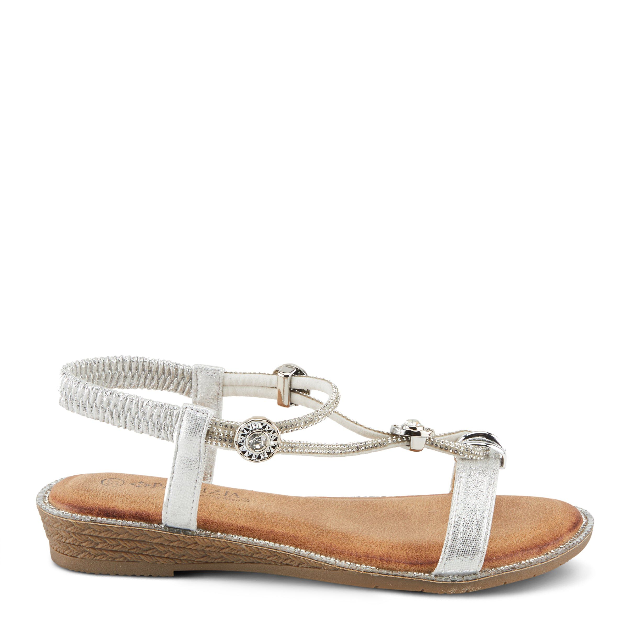 Charmer Flat Sandal, SILVER, alternate image number 4